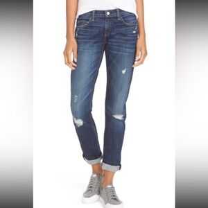 Rag & Bone Dre Slim Boyfriend Jeans • Size 27 • Canyon Wash • Distressed